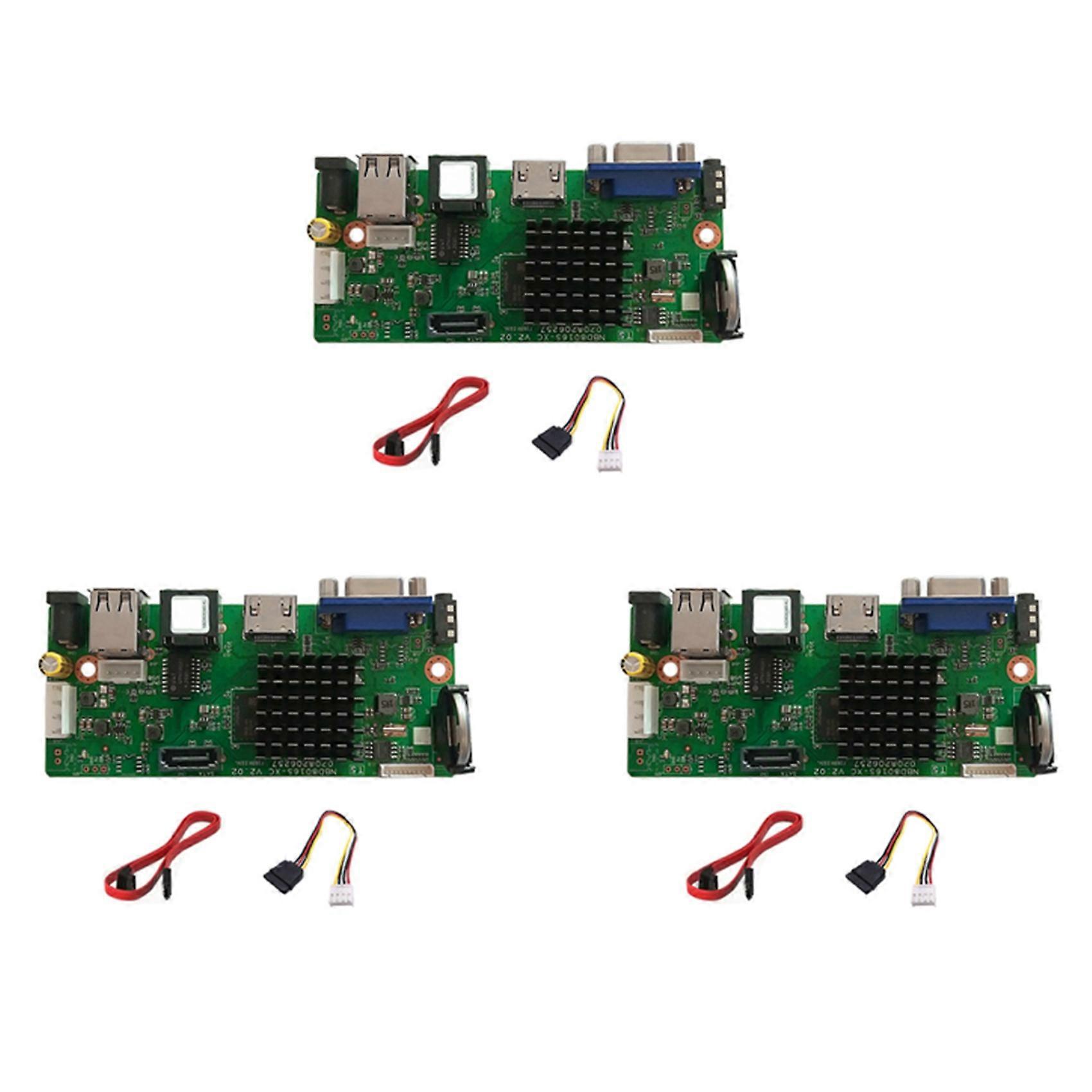 2X 265 9CHx5MP NVR Network DVR Digital Video Recorder Board IP Camera Max 12T Face Human Detection O