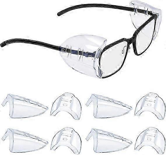 4 Pairs Glasses Side Shields For Eyeglasses,Side Shields For Pres