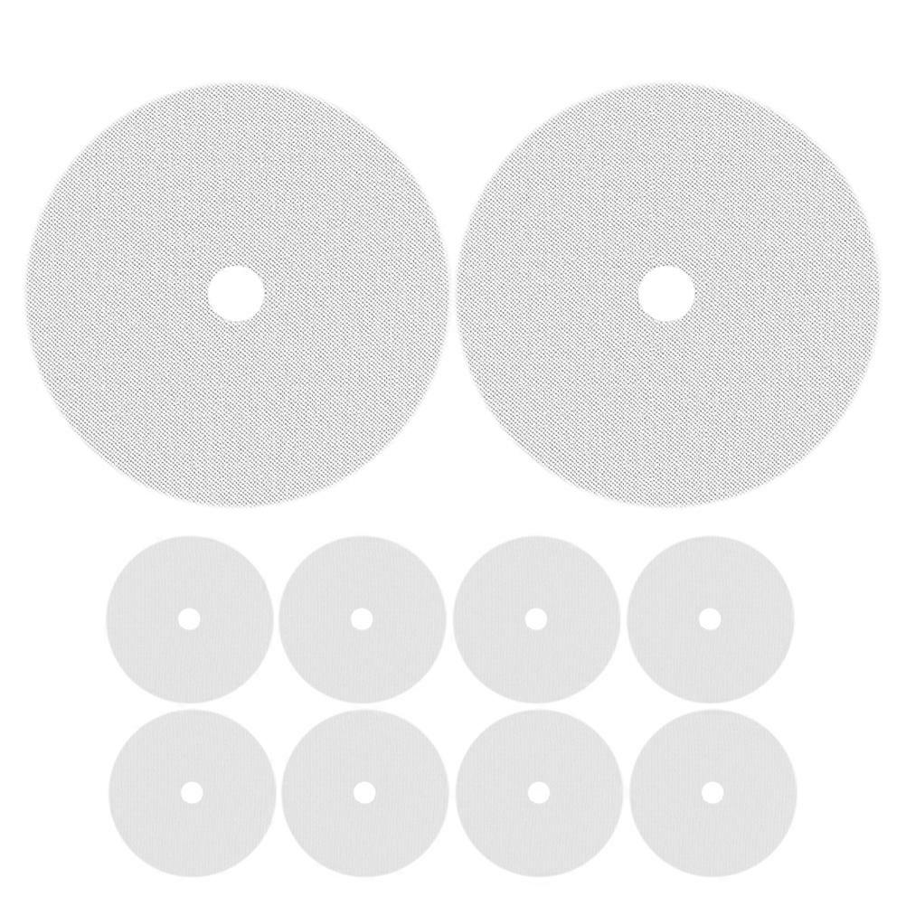 10pcs Round Silicone Dehydrator Mats, Non Stick Reusable Food Drying Pads for Fruits, Vegetables, and Meat