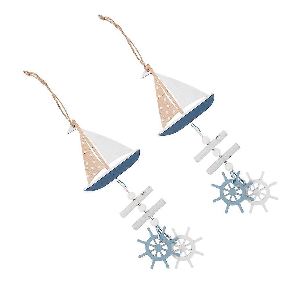 Coastal Pendant with Eyecatching Ocean Charm for Home Decoration in Assorted Color 2pcs