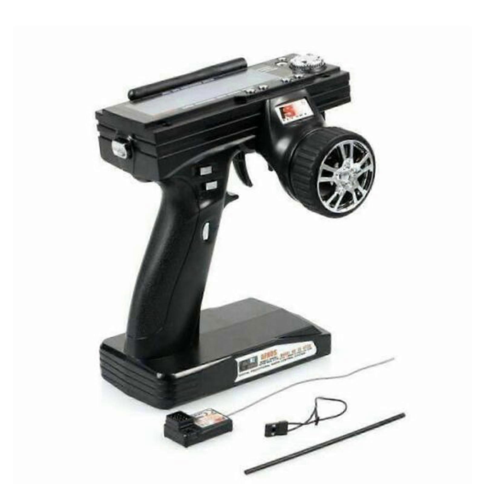 Nero Flysky FS-GT3B 2.4G 3CH Trasmettitore Ricevitore RC Auto Barca FS GT3B 3 Canali js