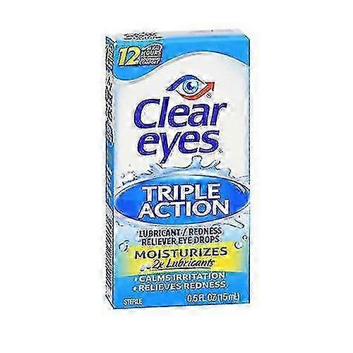 2025 Triple Action Relief Eye Drops, 0.5 oz (Pack of 1)