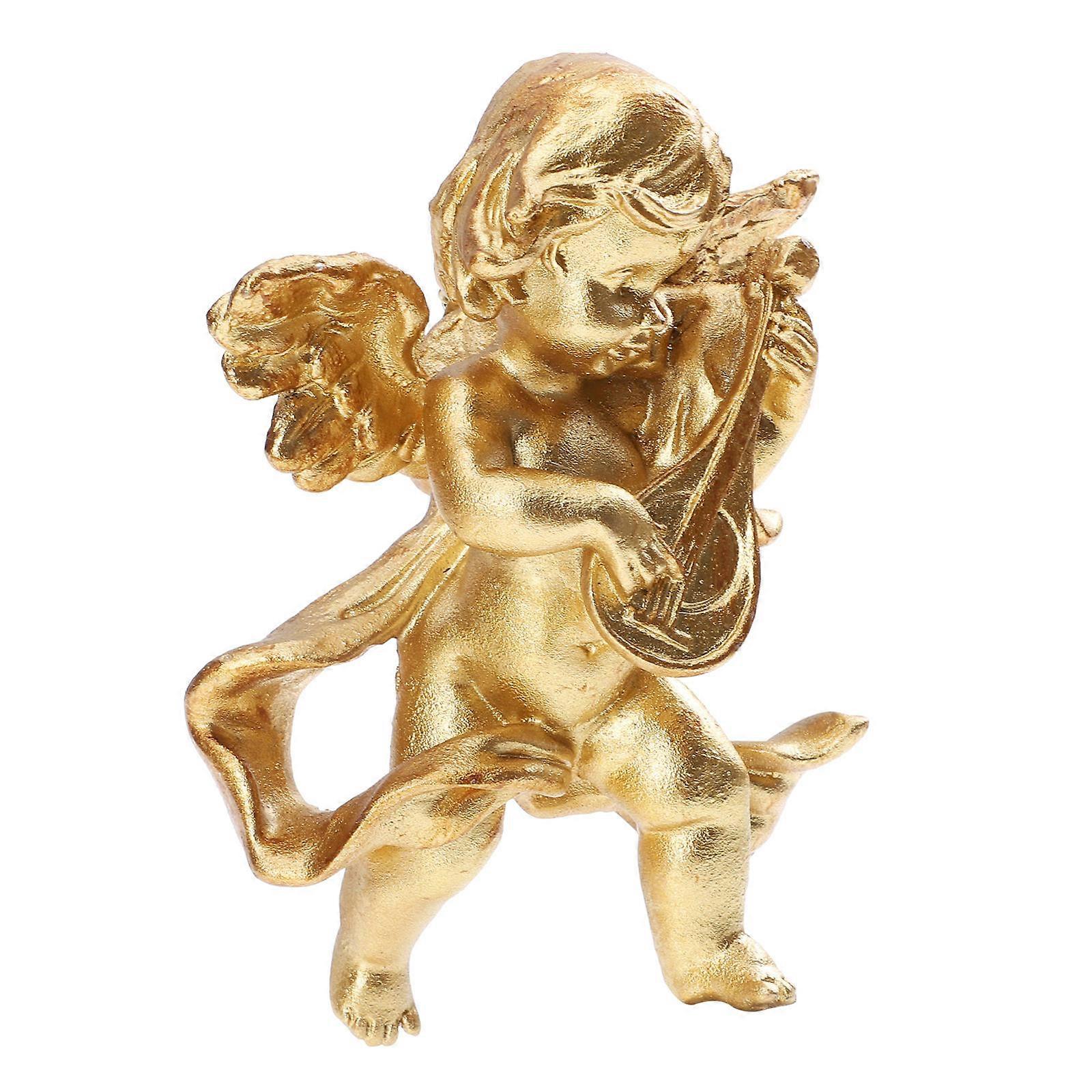 Retro Resin Hanging Wall Angel Sculptures for Home and Porch