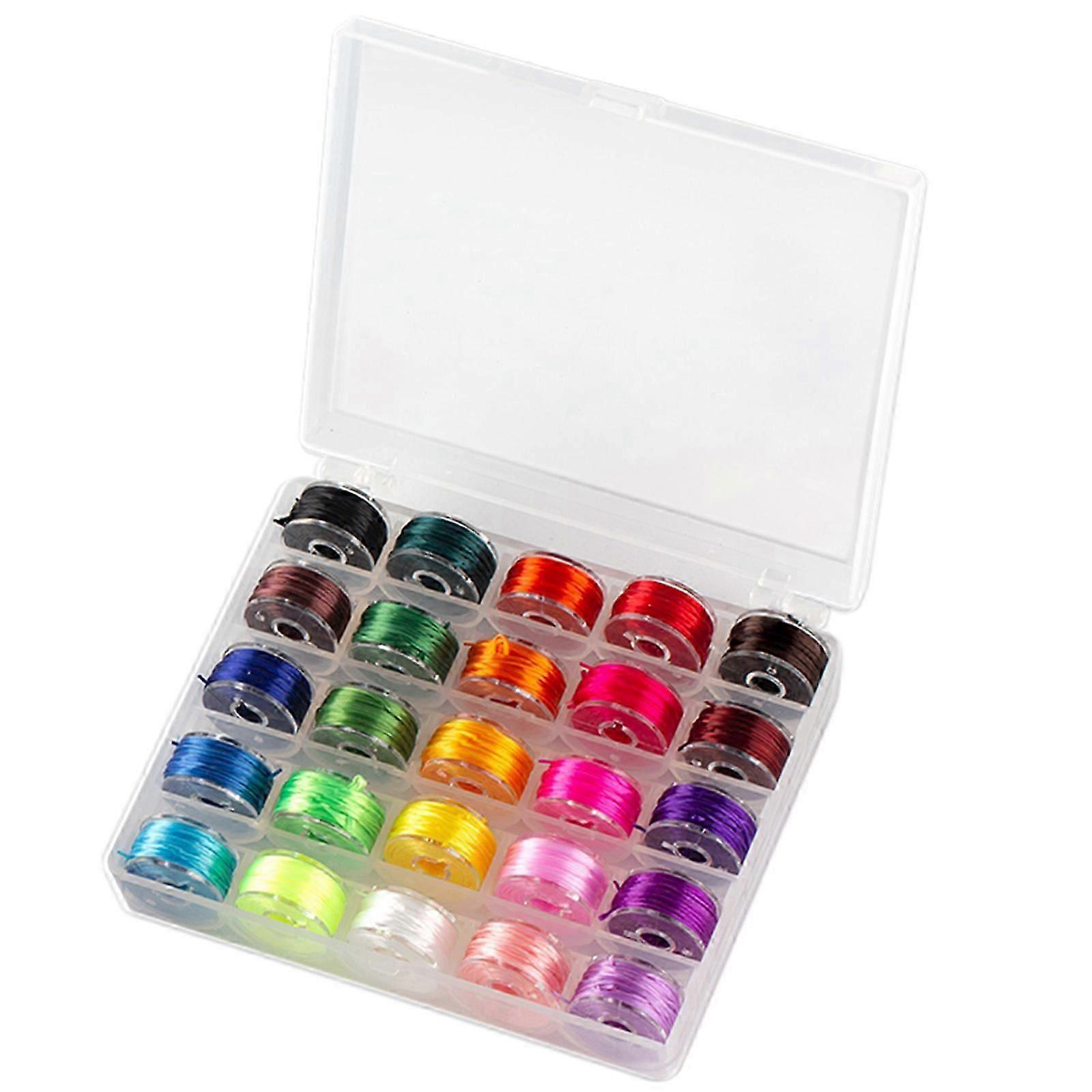 Elastic String for Beading and Crafting Versatile Bobbins and Sewing Threads