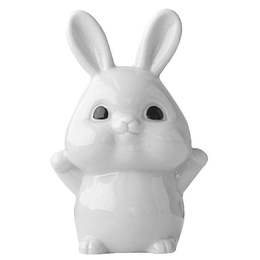 Elegant Tecknad Stil Kanin Rum Inredning Perfekt För Husägare Inomhus Display 1Set