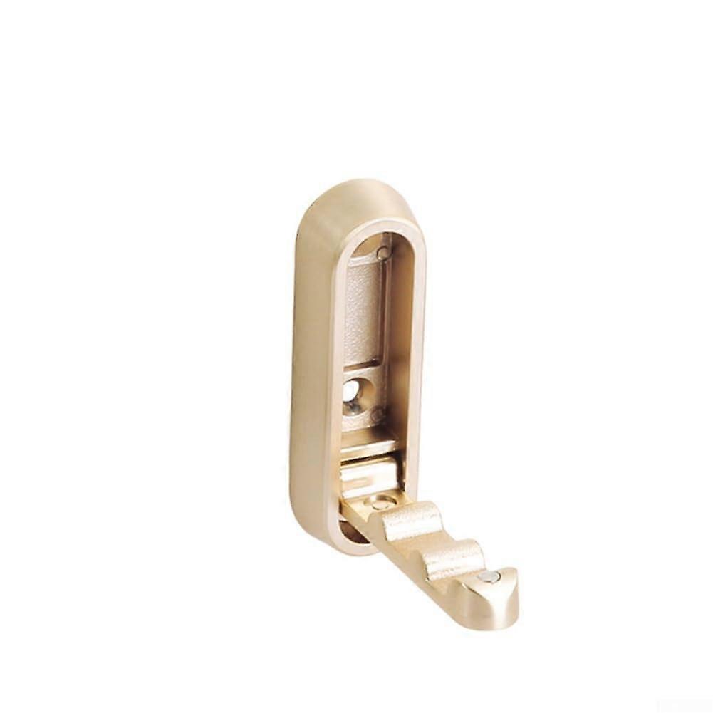 Folding Clothes Hooks Made of Alloy for Space Saving in Living Areas, Copper Finish, Stylish and Durable Design
