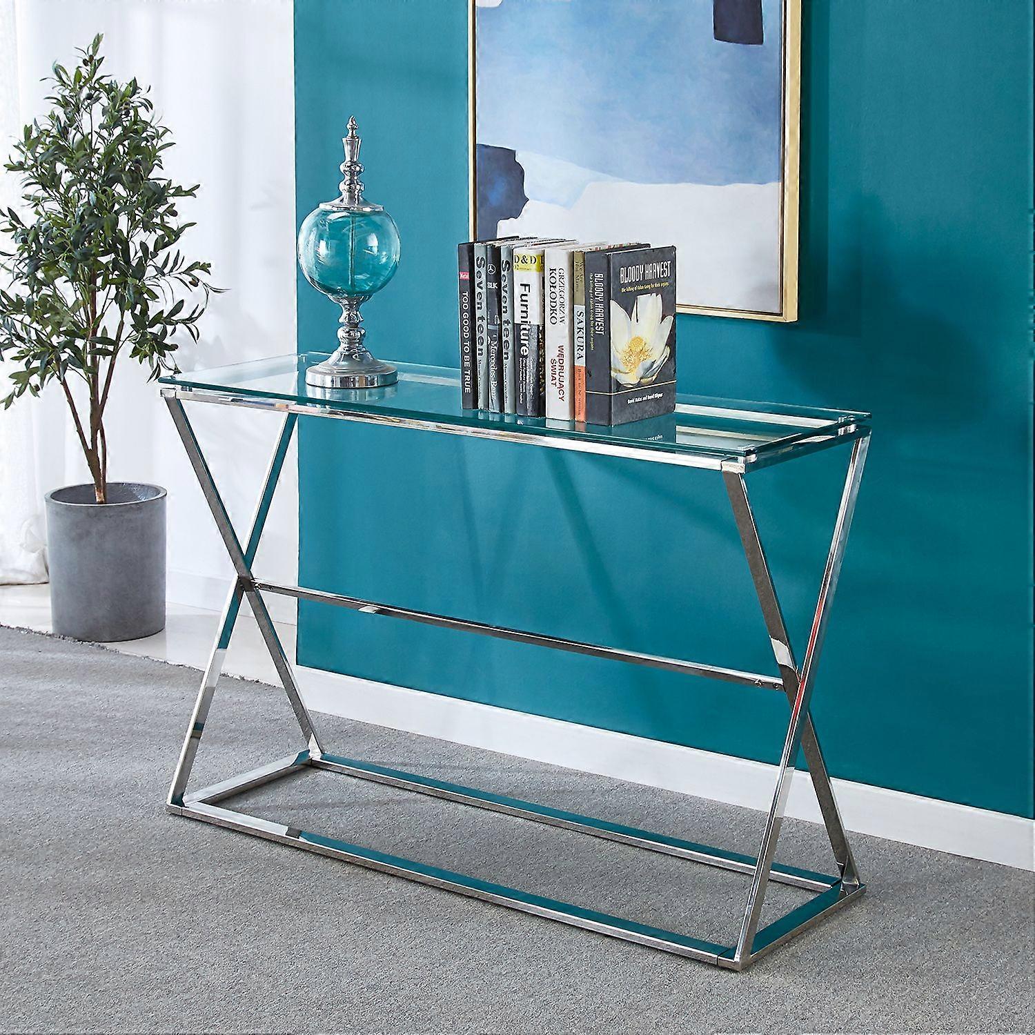 120CM Rectangular Entryway Console Table
