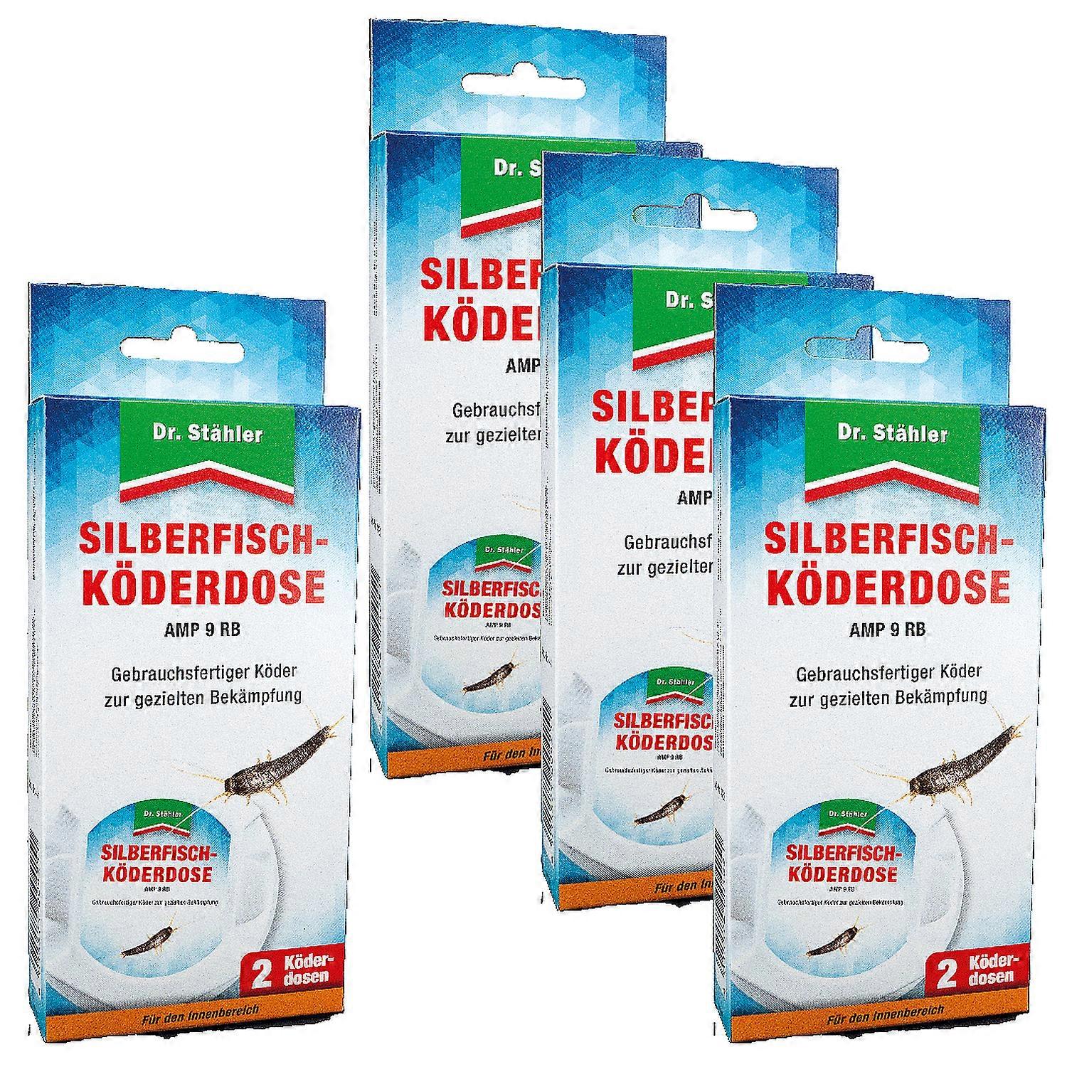 4 x DR. STÄHLER Zilvervis Aasdoos, 2 stuks