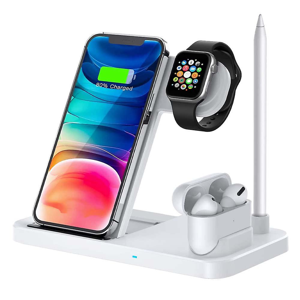 Wireless Charger, 4 In 1 Fast Wireless Charging Station Charging Stand  Compatible With Apple Watch Airpods 1/2/pro Iphone 13/13 Pro/12/12  Pro/se/11/11 | Fruugo CH
