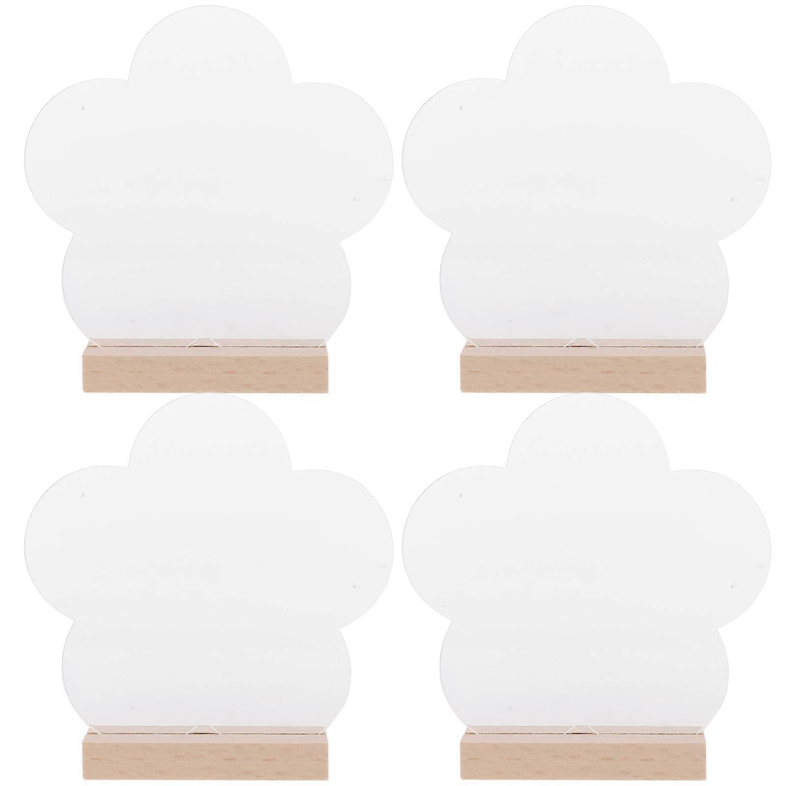 Creative Transparent Acrylic Table Sign 4Pcs for Wedding Decoration