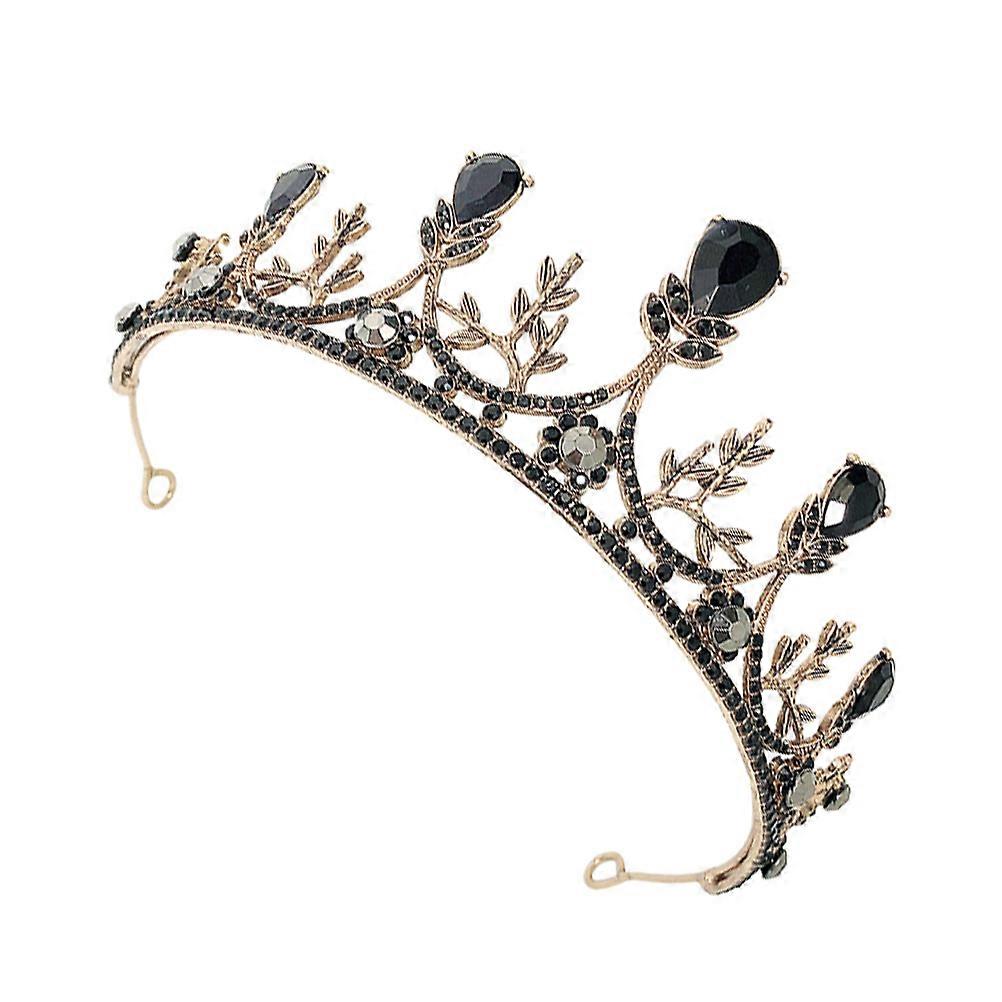 Charming Crown Shape Baroque Style Hair Decoration Designed For Special Occasions With Durable Material 1Pc