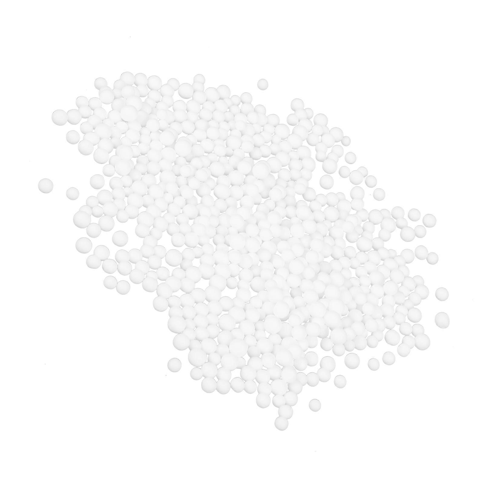 White Foam Beads Filler for DIY Crafts and Pillow Stuffing Lightweight Foam Material 1 Pack
