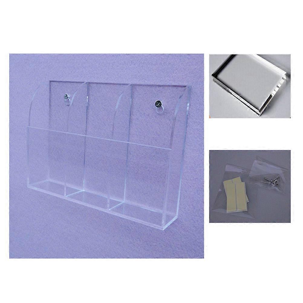 Acrylic TV Holder Air Conditioner Storage Case 21x4x14cm
