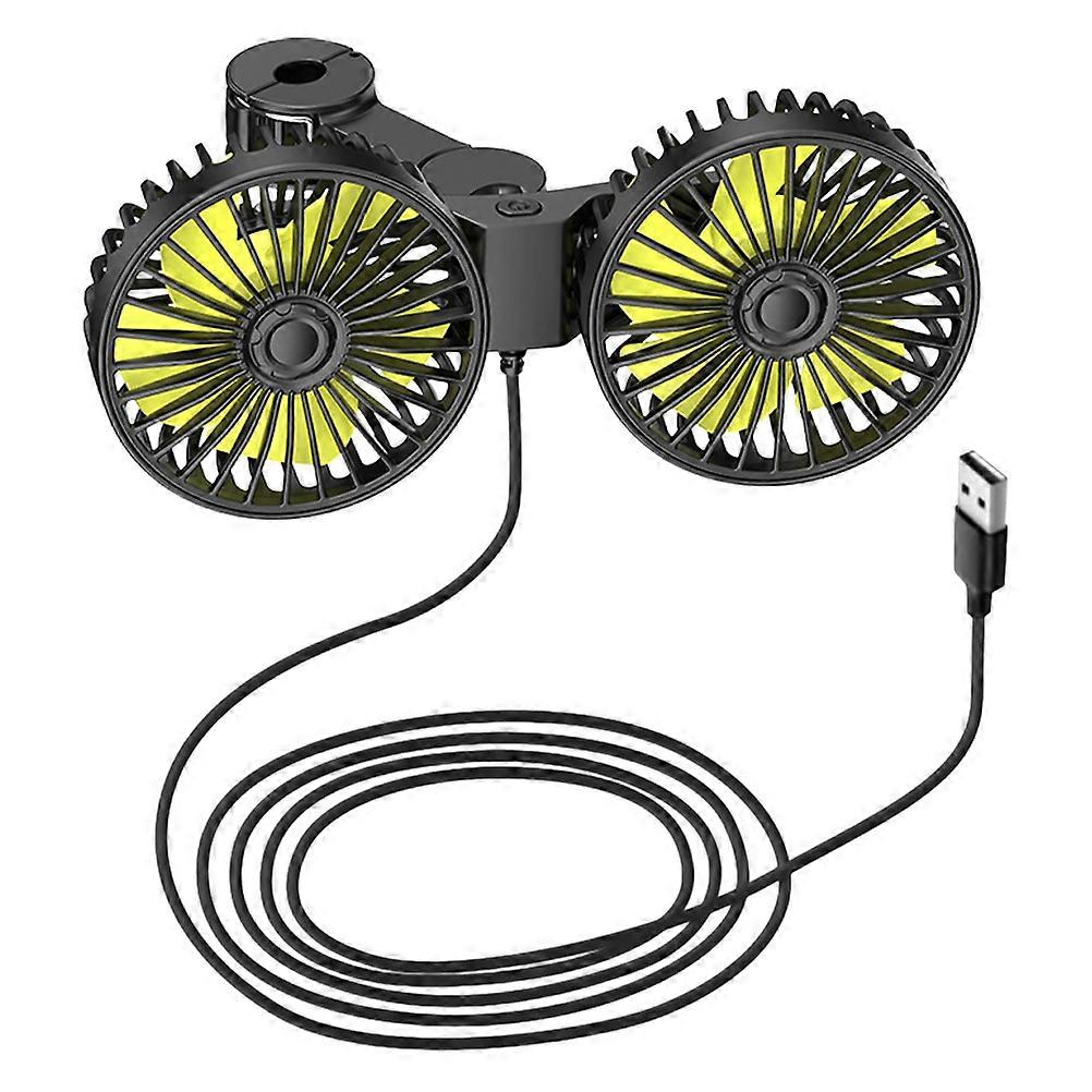 Compact Vehicle Fan For With 360 Degree Adjustment 1Pack
