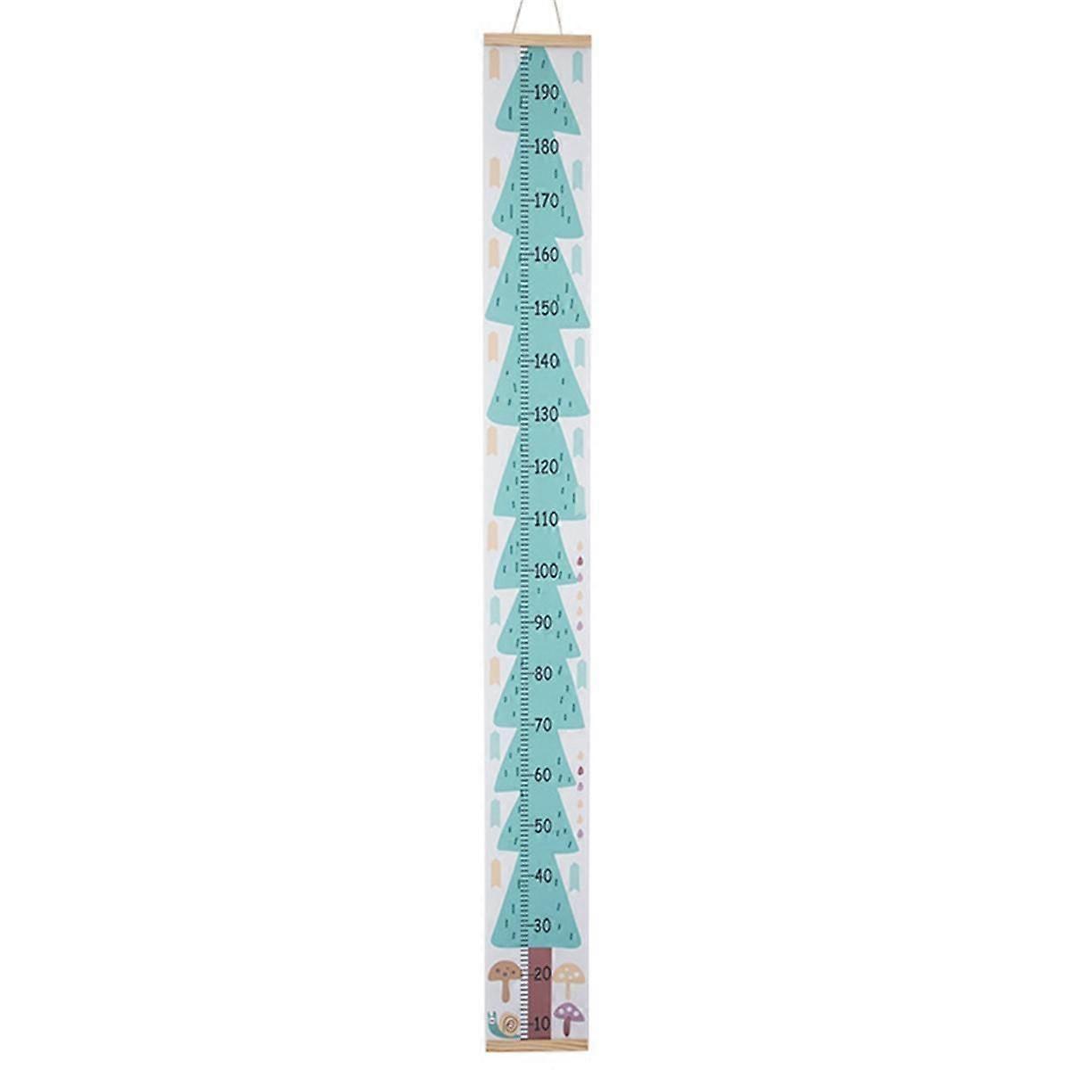 F Canvas Growth Chart for Kids -Unisex Kids Room Wall Decor -Measuring Height Chart-Wall Tape with Height Chart for Kids