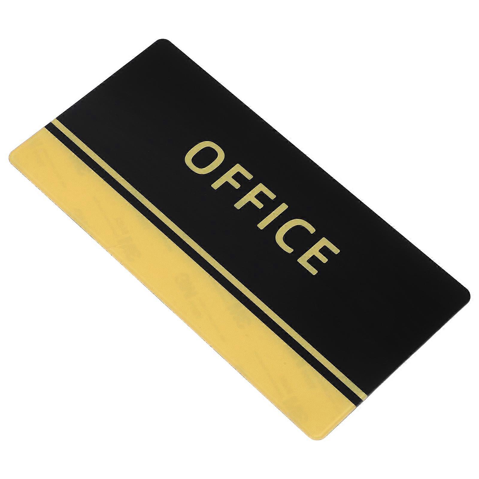 Acrylic Office Sign Professional Appearance Enhancement Use Easy Installation For Business Home Office Decor 20.00X10.20X0.20CM 1Set
