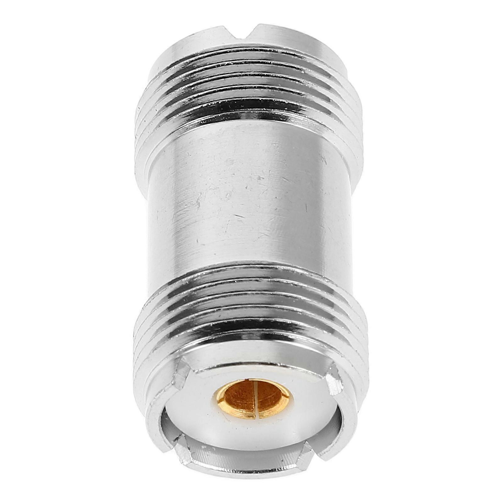 Durable Female to Female Pass Connector Adapter for Equipment with Stable Signal and Versatile Compatibility for Antenna Connections