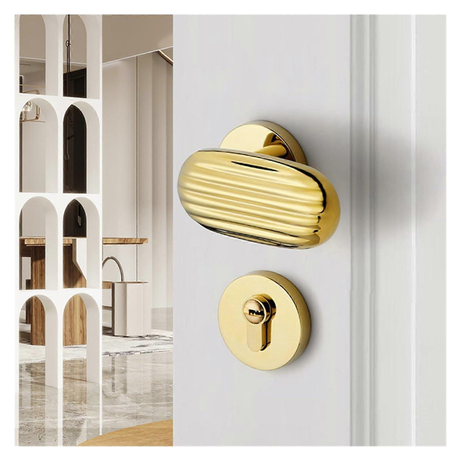 Interior Door Lock Bedroom Quiet Room Door Lock Nordic Light 