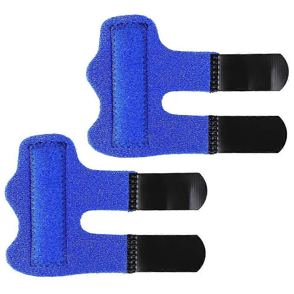 Finger Splints Elastic Breathable With Adjustable Strap For Sports Injuries And Joint Pain One Size Fits Most