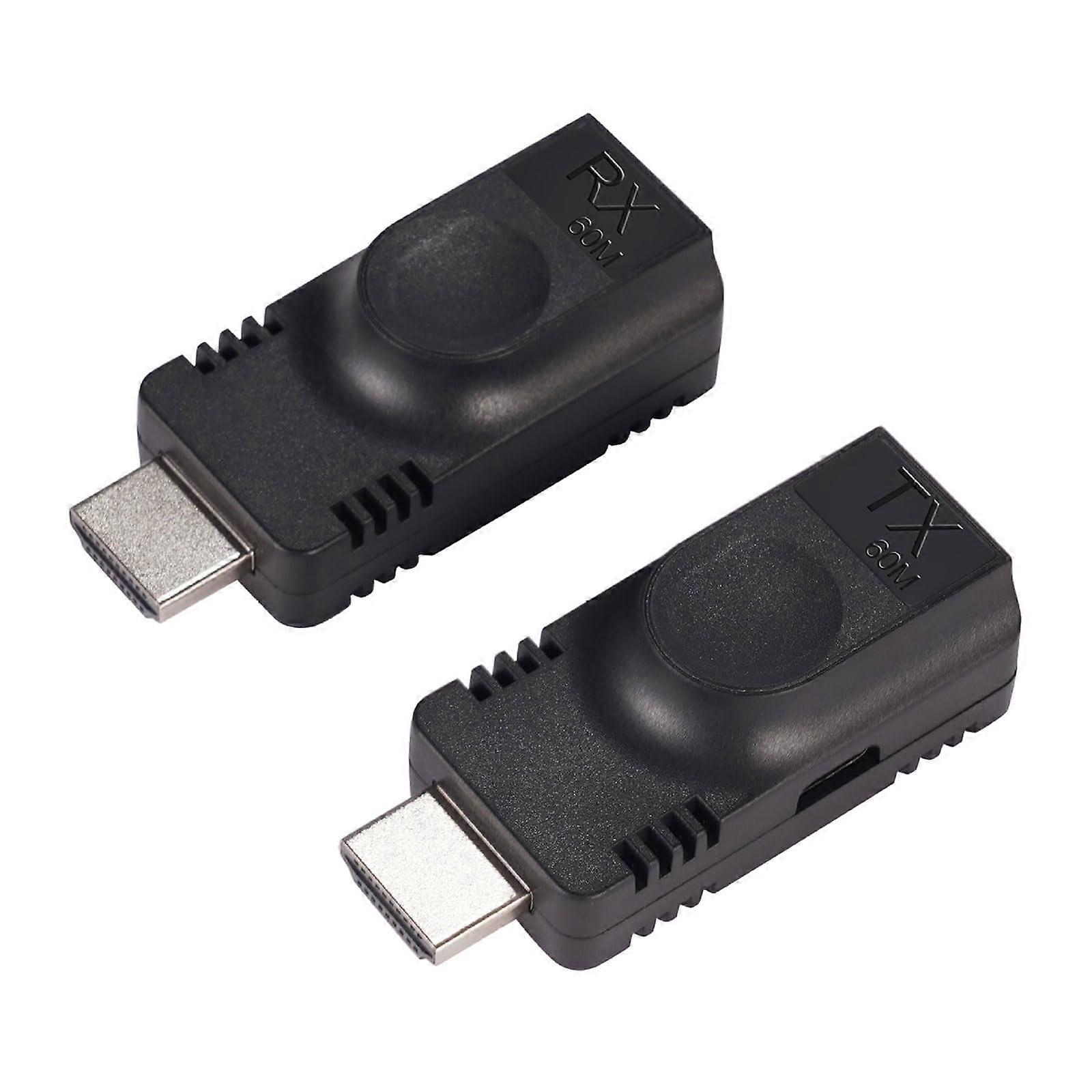HDTV Over RJ45 Adapter 1080P Ethernet Extender Converter for Long-Range HDTV Transmission