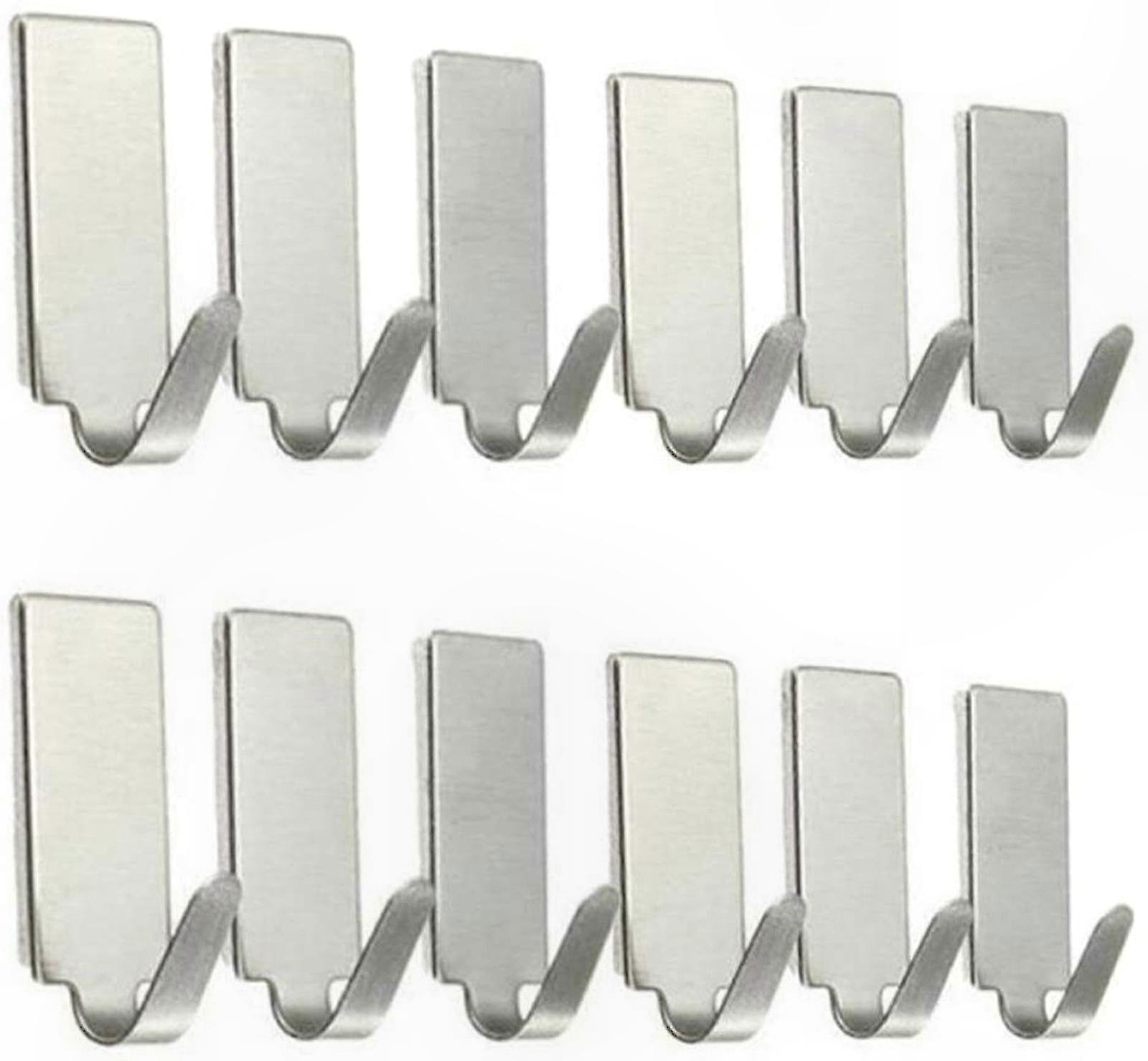 Stainless Steel Adhesive Hook for Home and Kitchen Use