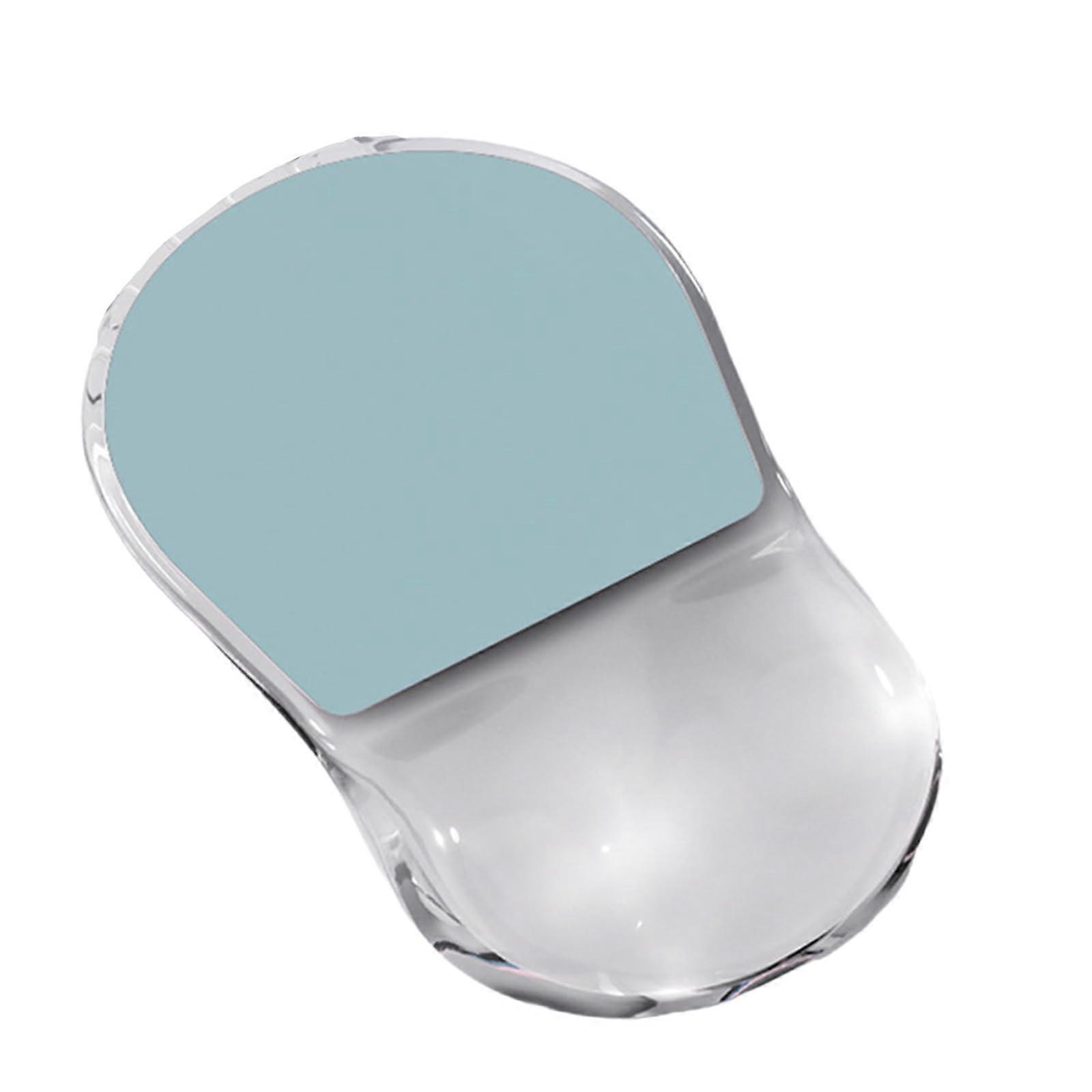 Wrist Rest Pad Ergonomic Silicone For Laptop And Mouse Transparent With Tray