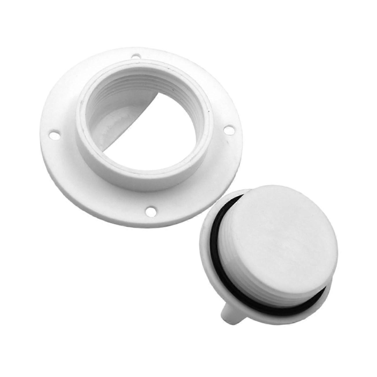 Plastic Boat Drain Plug for Boat Accessories Marine Water Drain Fitting White