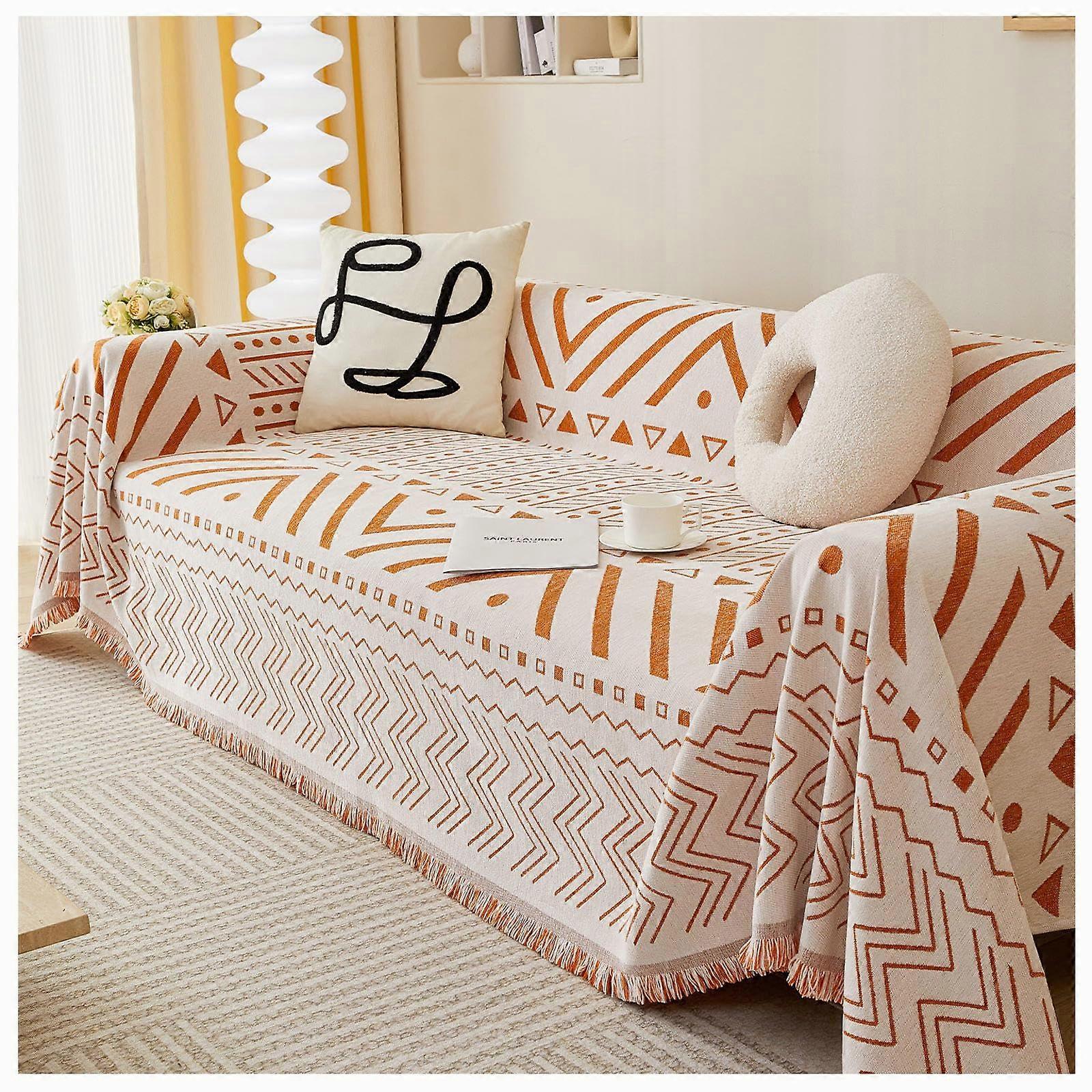 Corner Sofa Cover 71x71 Inch Non-Slip Protector for Pets Multi-Use Machine Washable Style 1