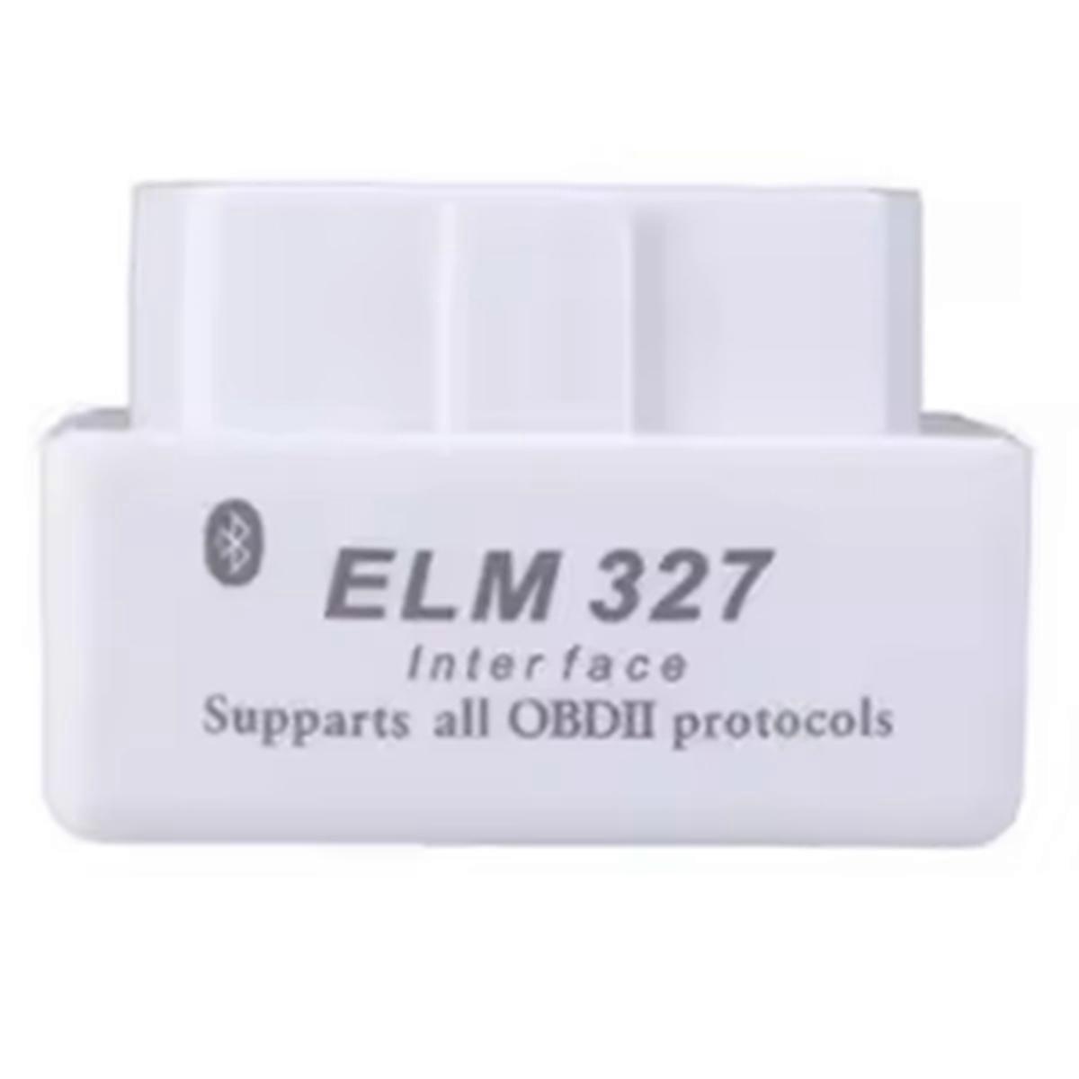 EM327 Bluetooth V2.1 OBD OBD2 CAN-BUS Protocol Works for Android/PC V2.1 Professional Diagnostic Scanner White