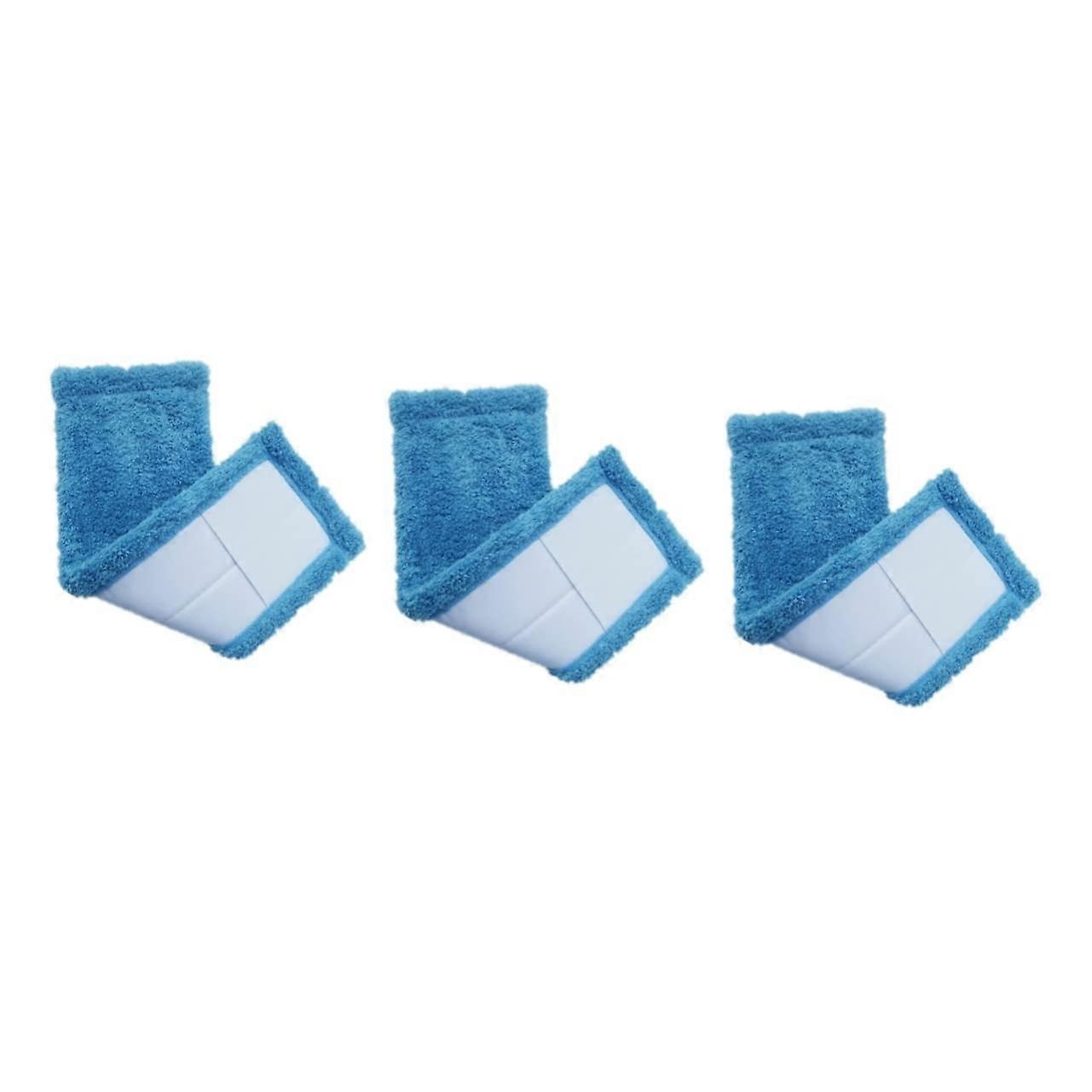 Microfibre Mop Refill Pads for Floor Cleaner Machine Pack of 3