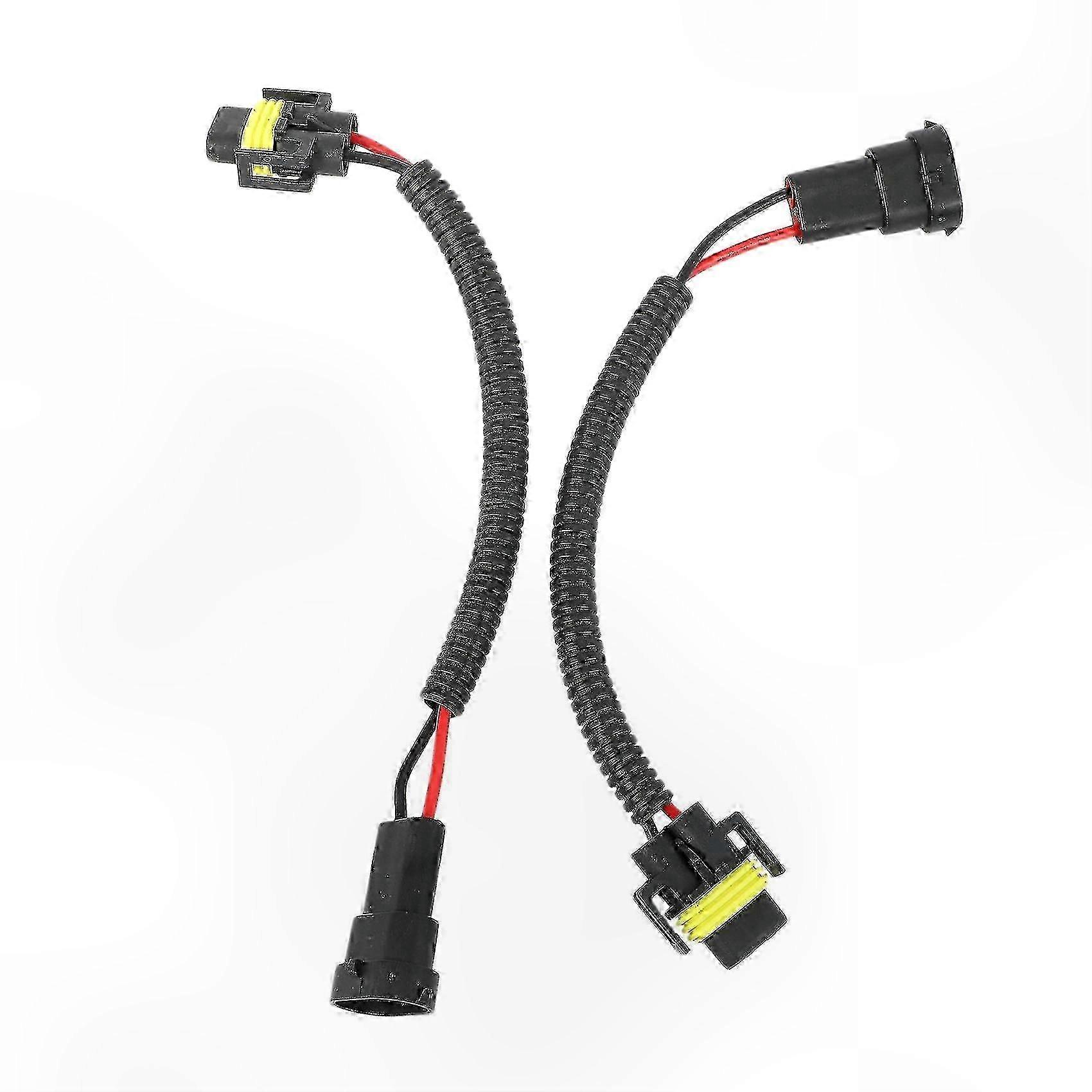 2pcs 9006 to H11 H8 Headlight Fog Light Conversion Connector Wiring Harness Plug Cable Socket for Compatible Brands