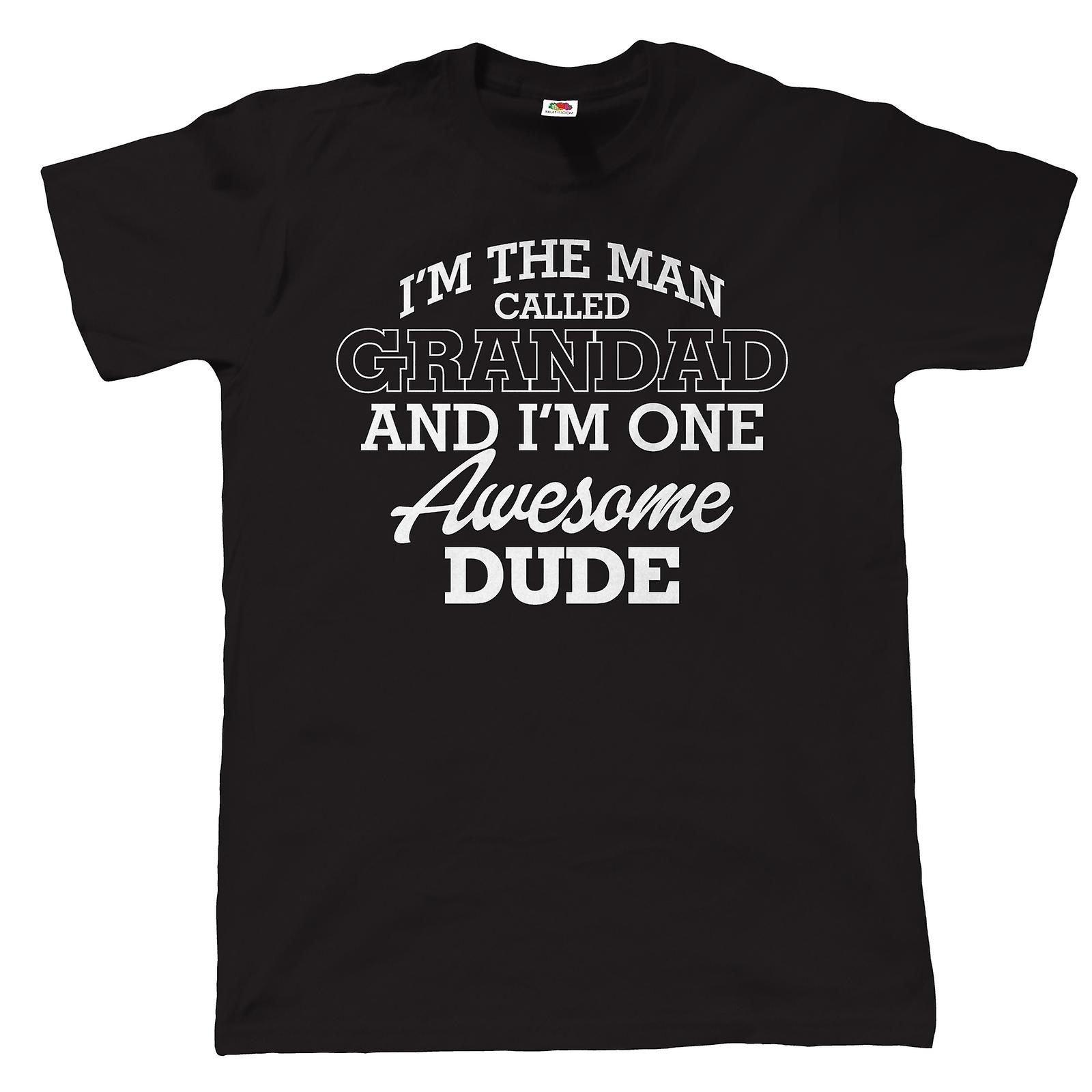 I'm The Man Called Grandad Mens Funny TShirt, Fathers Day Birthday Gift Fruugo US