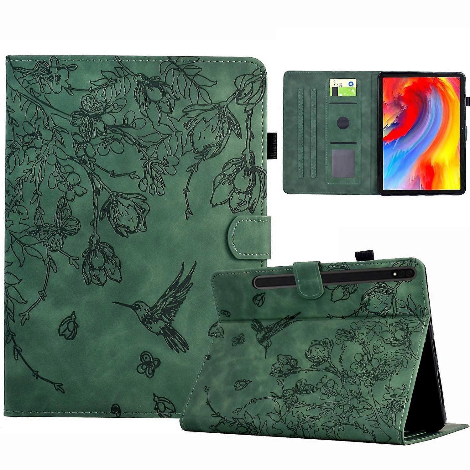 Embossed Leather Case For Samsung Galaxy Tab S10 FE+