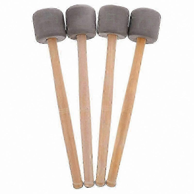 Foam Head Drum Mallets Set of 4 for Marching Band and Percussion Instruments