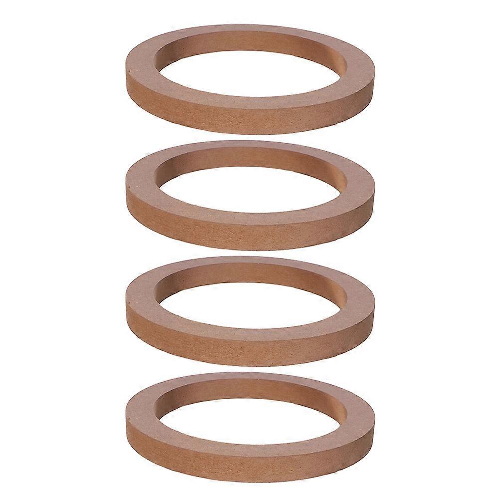 2 Pairs High Density Car Speaker Fast Rings Washer Spacer Adapters for Enhanced Sound Quality and Depth in Vehicle Audio Installations