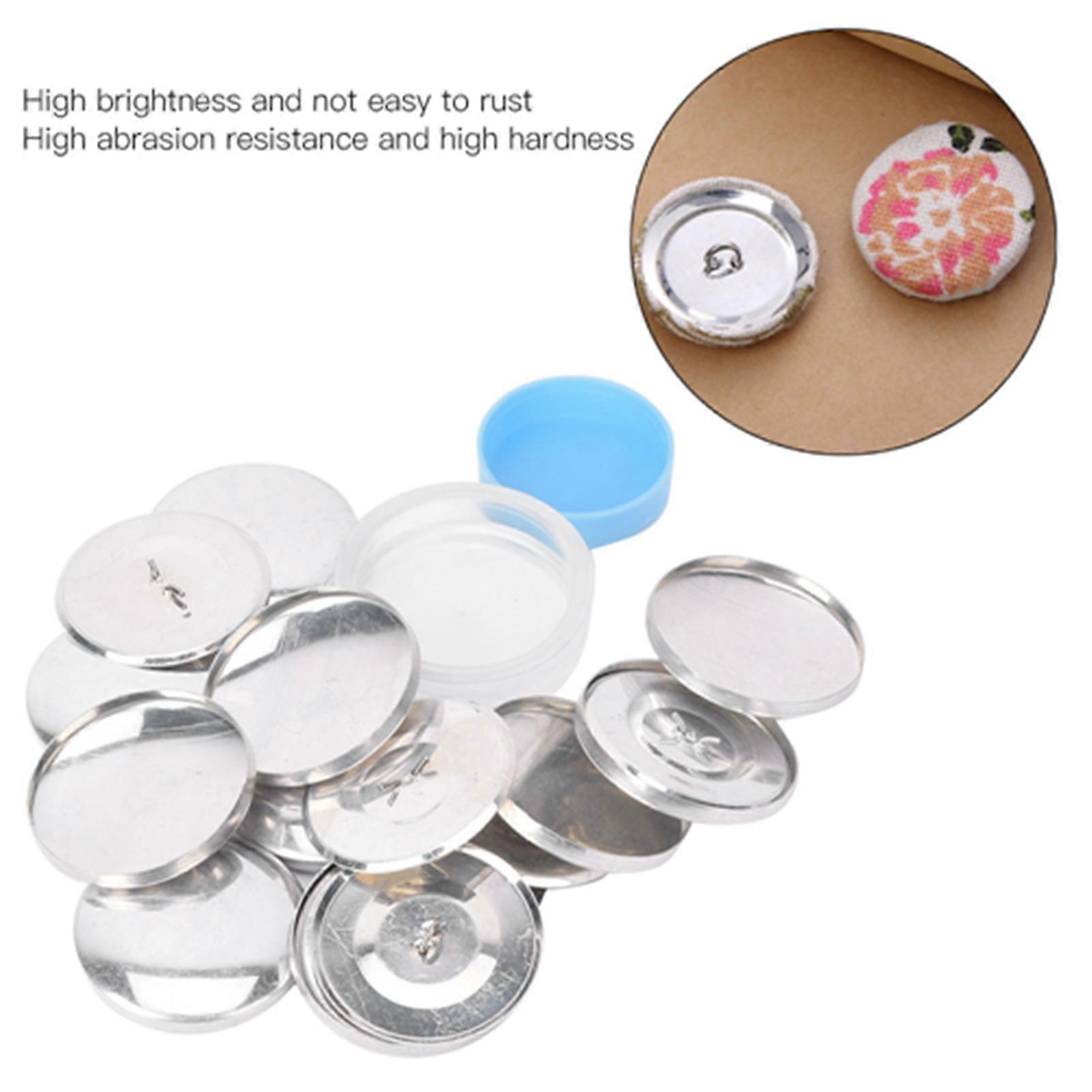 Cloth Bag Cover Buttons Kit DIY Handmade Round Base 40mm