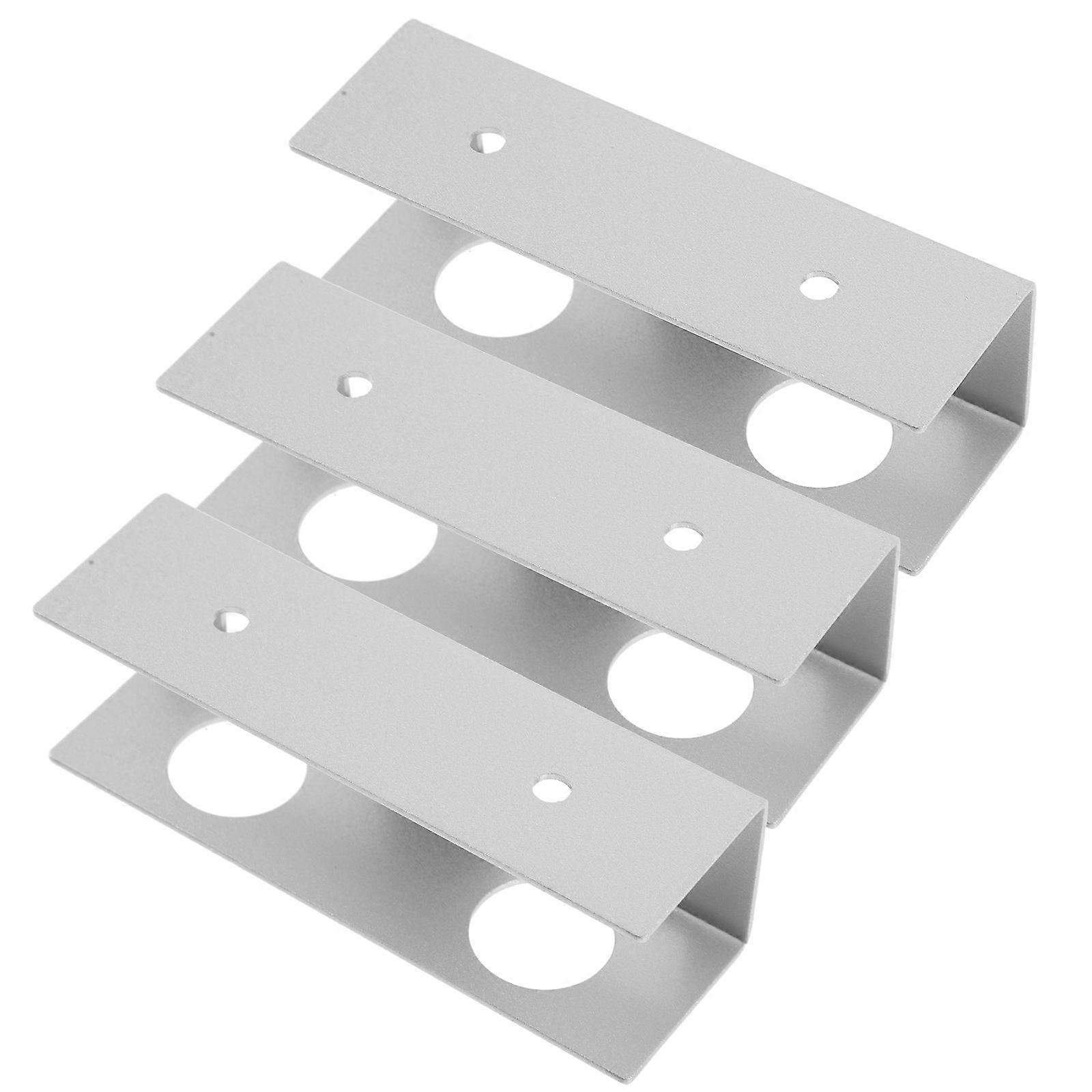Under Desk Laptop Mount Tablet Bracket in Silver Made of Aluminium for Home Use 1 Set