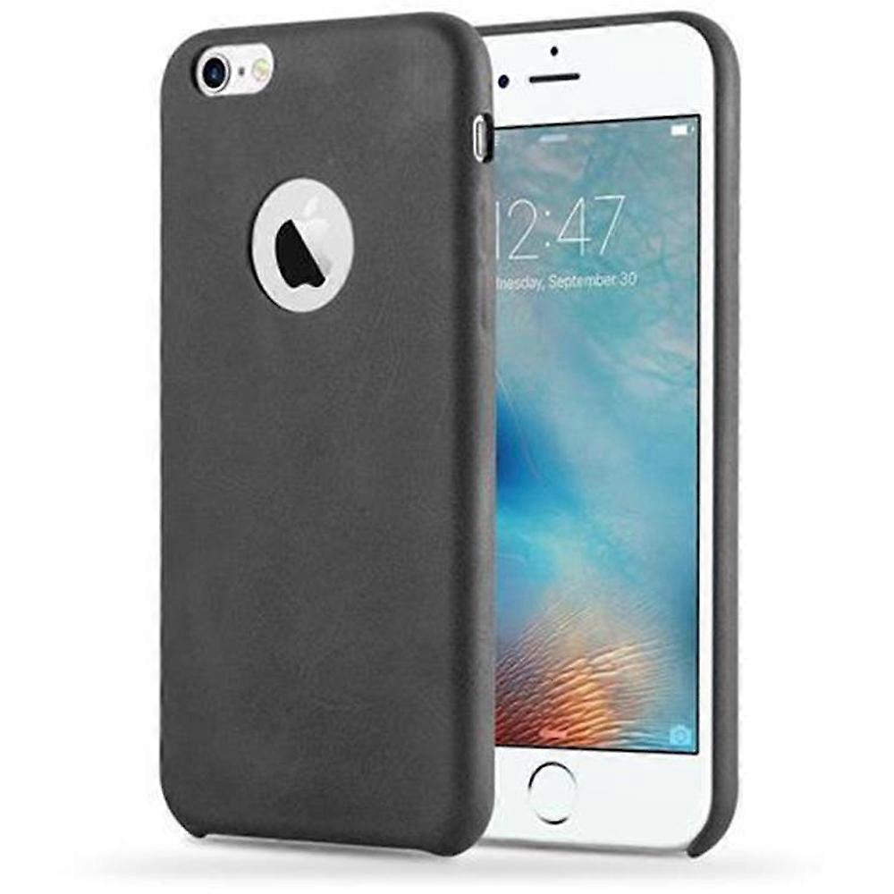 iPhone 6 / 6Sケース保護ケース - フェイクレザーハードカバー