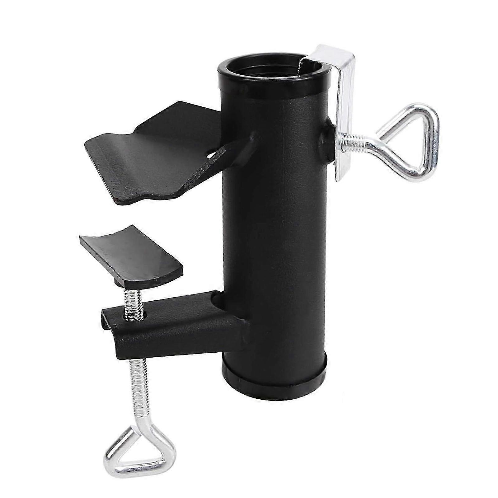 Heavy Duty Metal Clamp for Patio Umbrella Stands, Balcony and Courtyard Use, Compatible with Poles Up to 1.5 Inches