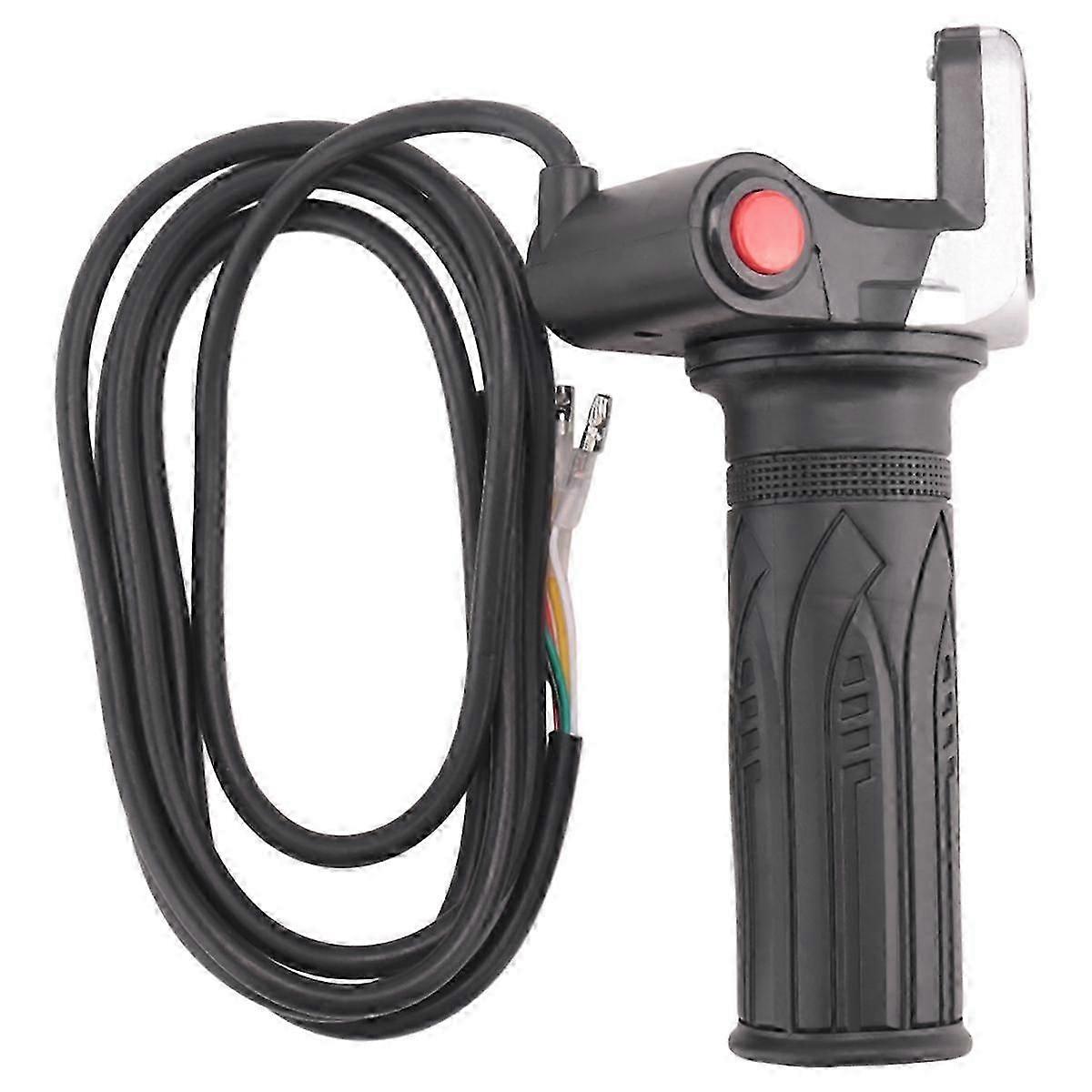 48V Electric Bicycle Scooter Speed Throttle Grip LCD Display with Switch EBike Twist Throttle Accel