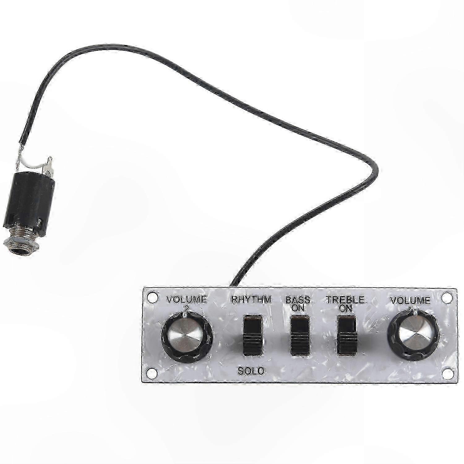 Electric Violin Bass Guitar with Built-in Control Cable for Enhanced Sound and Playability