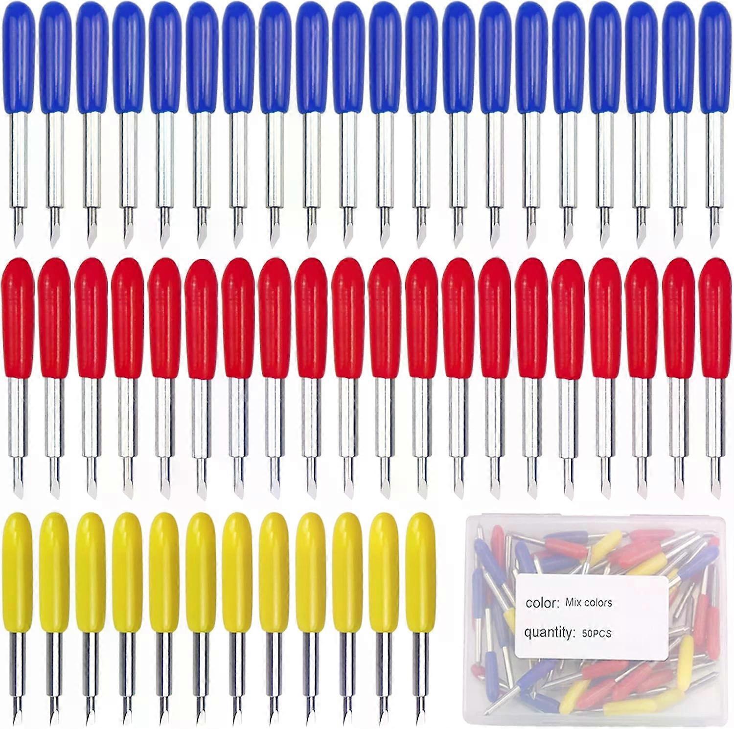 Replacement Cutting Blades, 50Pcs 30/45/60 Degree for Explore Air 2/Air 3/Maker/Maker 3