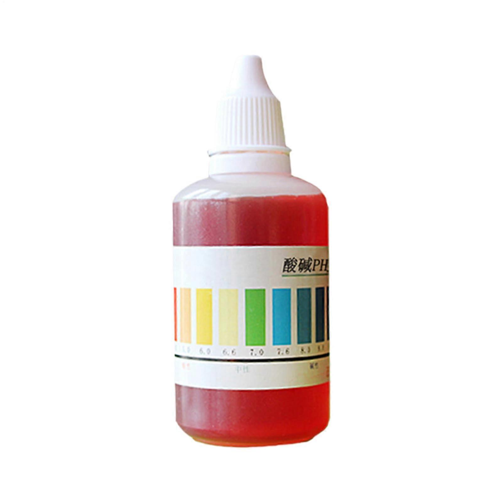 pH Test Solution 50 mL for Pool and Aquarium Water Quality Testing Easy AtHome Lab Reagent