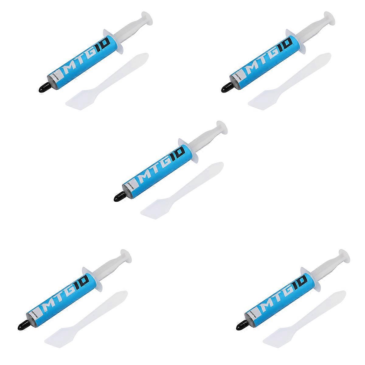 5X MTG10 Thermal Paste, Silicone Grease CPU Thermal Paste, Desktop Notebook Image Chip Silicone Ther