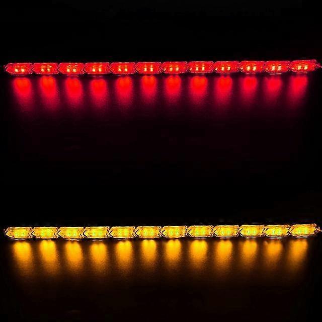 1pair Flowing DRL LED Daytime Running Light Sequential Flexible LED...