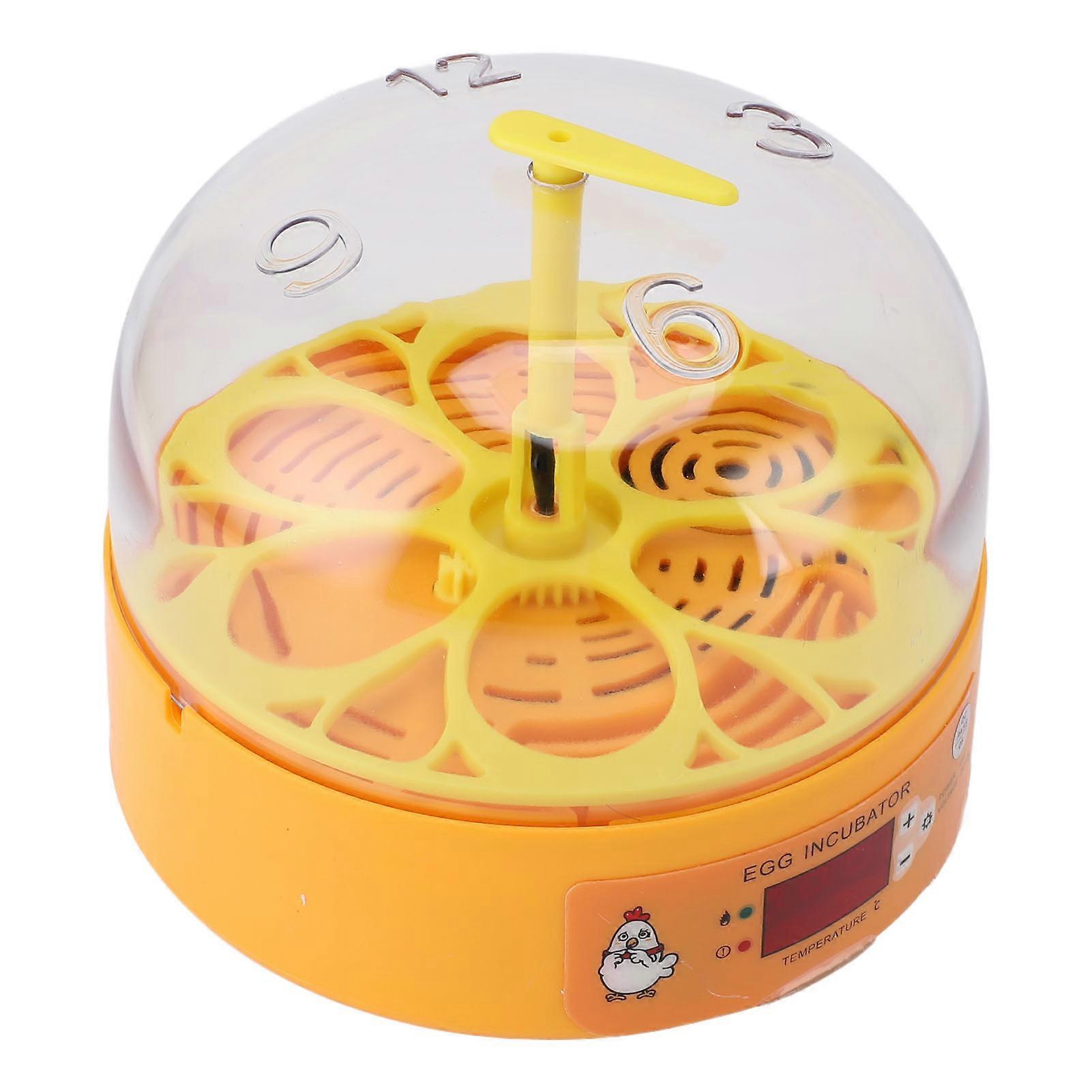 Egg Incubator 6 Eggs Smart Hatchery with Temp Control 110-220V