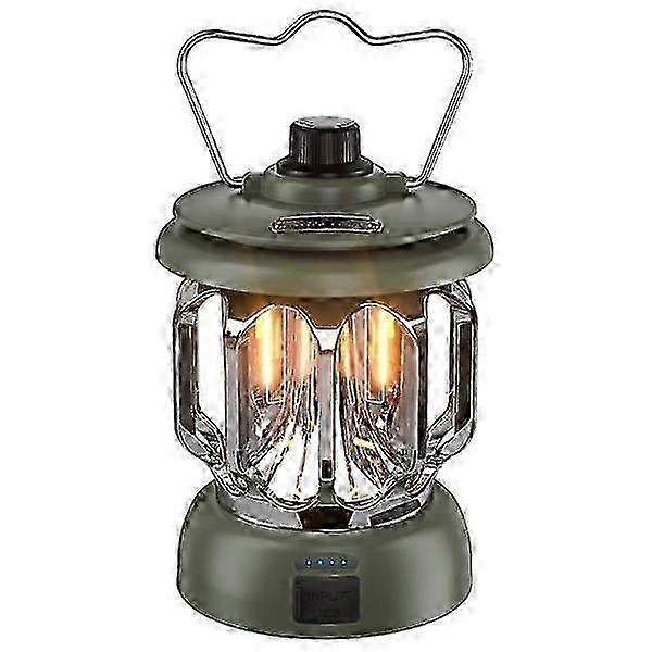 Rechargeable retro waterproof camping lantern 2025