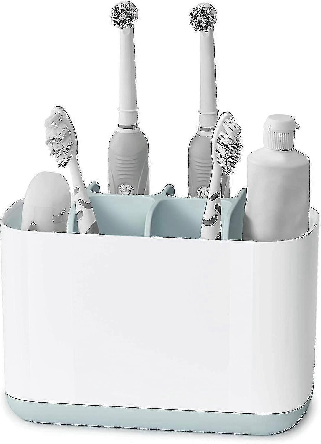 Easystore Toothbrush Holder Bathroom Storage Organizer Caddy Blue-l...