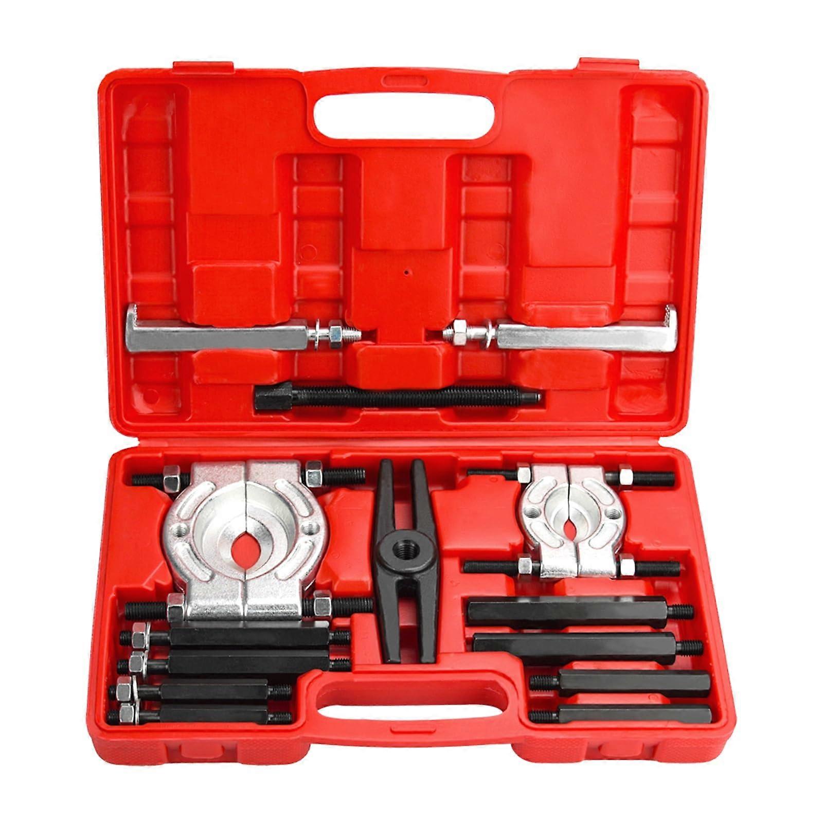 Bearing Separator Set 14-Piece Heavy-Duty 5-Ton Capacity With 2-Inch And 3-Inch Jaws Wheel Hub Axle Puller Kit