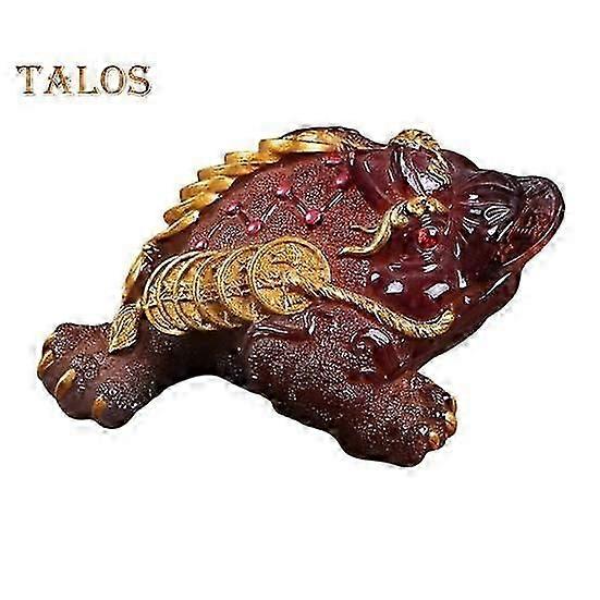 Toad Tea Pet Color Changing Resin Ornament Wealth Attraction Kung Fu Tea Pet Home Office Desk Decor Tea Ceremony Accessory